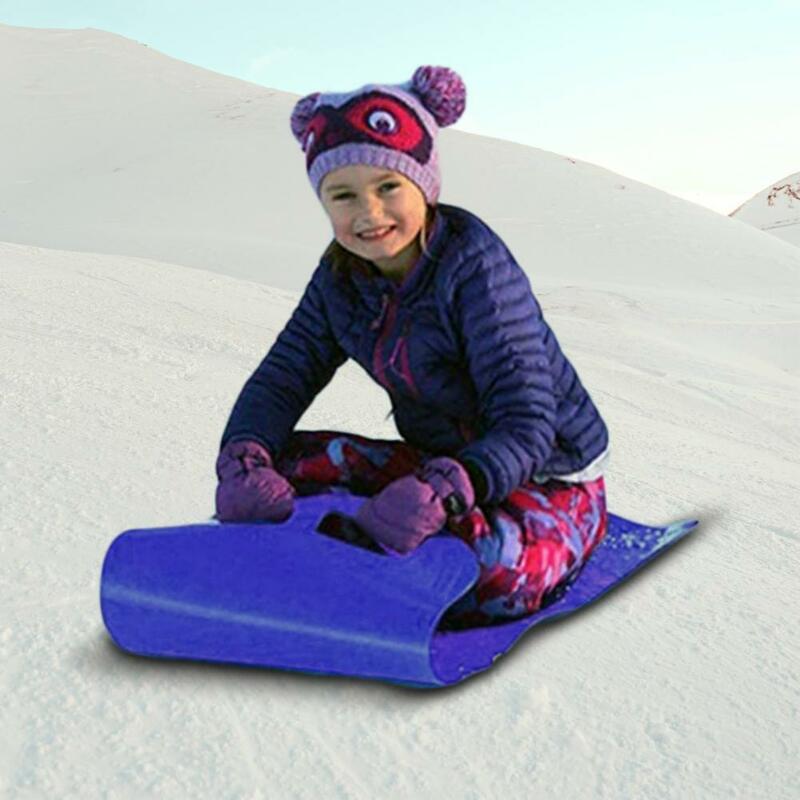 Tabla de Snowboard enrollable para niños, alfombra de nieve respetuosa con el medio ambiente, tabla de esquí enrollable de invierno