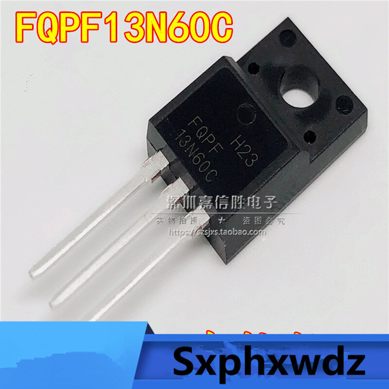 Transistor MOSFET de potencia original, 10 piezas, FQPF13N60C 13N60C 13A600V, TO-220F, nuevo