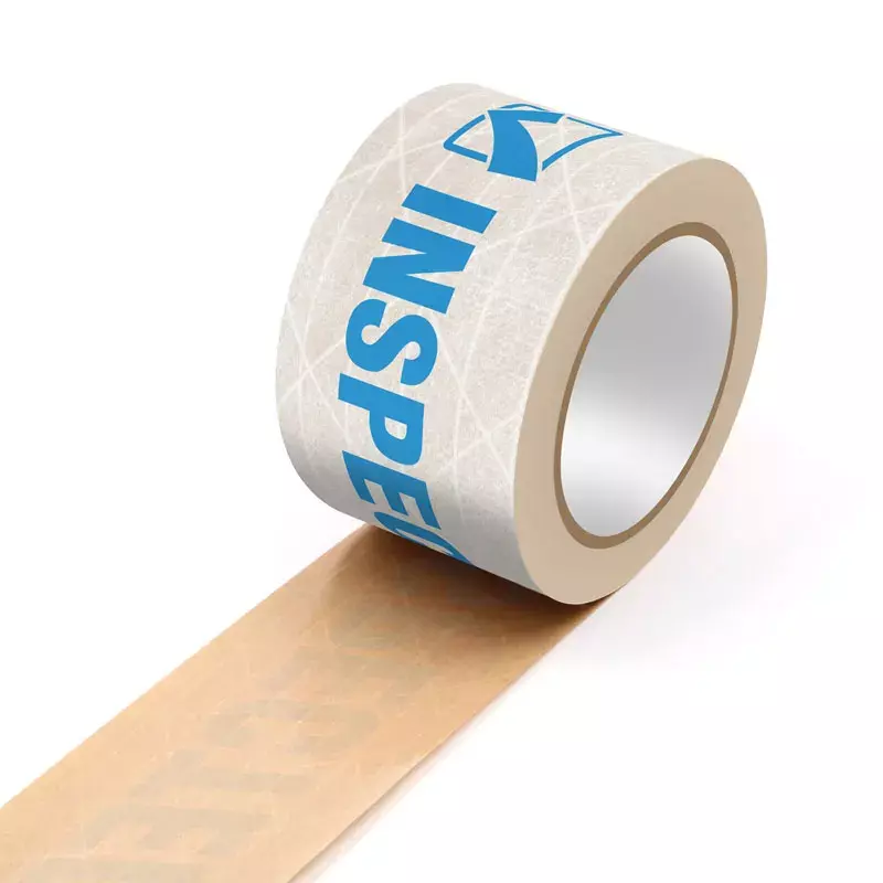 Op Maat Gemaakte Productcustom Bedrukte Watergeactiveerde Tape Op Maat Bedrukt Inpakband Eco-Vriendelijke Tape