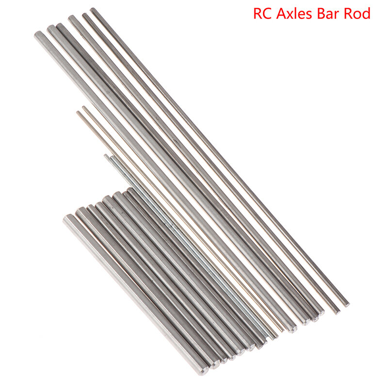 Barra de aço inoxidável eixos Rod, trilho linear, eixo redondo, diâmetro 2mm, 3mm, 4mm, 5mm, 6mm, RC, 2pcs