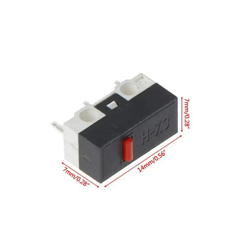 10 peças micro interruptor mouse 3 pinos para cibercafés, empresas, mouse doméstico