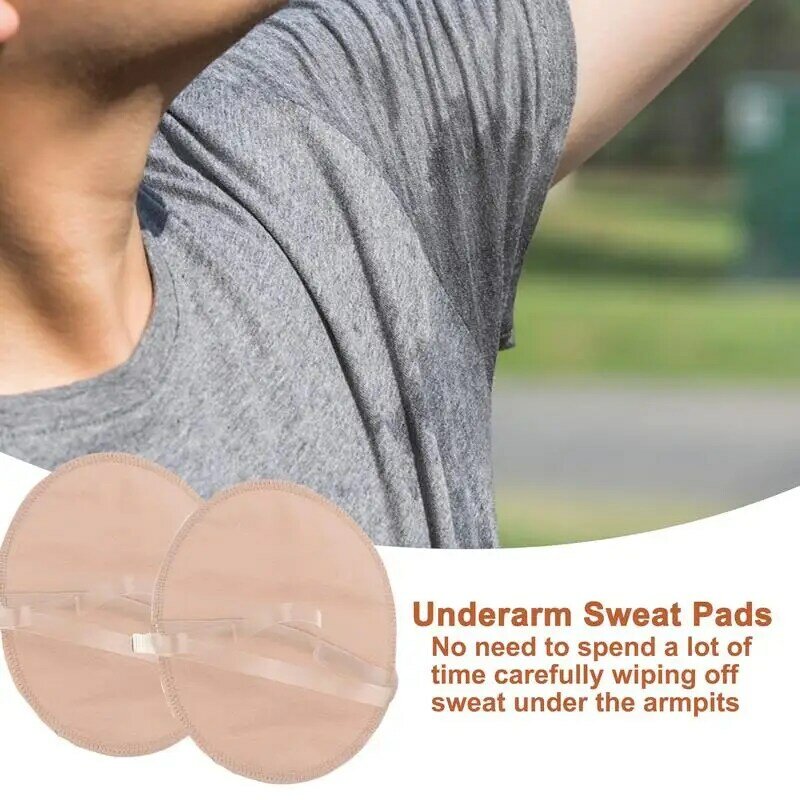 2pcs Underarm Sweat Pads Reusable Armpit Guards Sweat Shield Pad Washable Absorbing Guards Shoulder Strap pads for Underarm