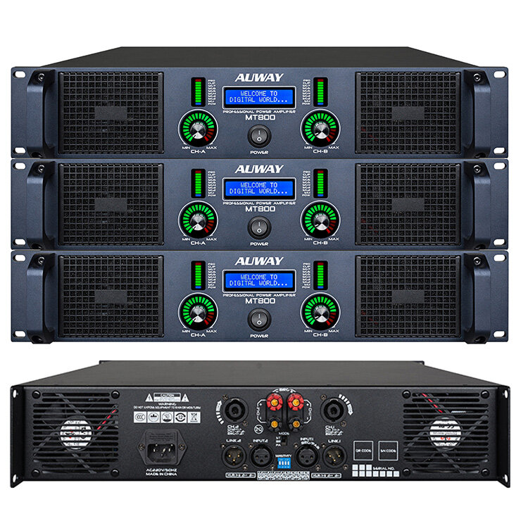 Power Amplifier Mixer MT1000 2 Channel Subwoofer Dsp Power Amplifier Audio 1000 Watts pioneer dj controller