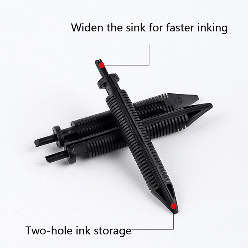 Pulpen pena tinta dua lubang, lebih lebar Downstream penyimpanan tinta ganda sistem tangki tinta tujuan umum aksesoris pena air mancur
