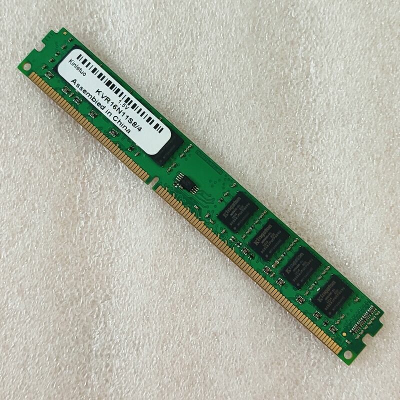 Kin- memória ram para computador desktop, intel, 4gb, 1600, 1.5 mhz, para intel e amv