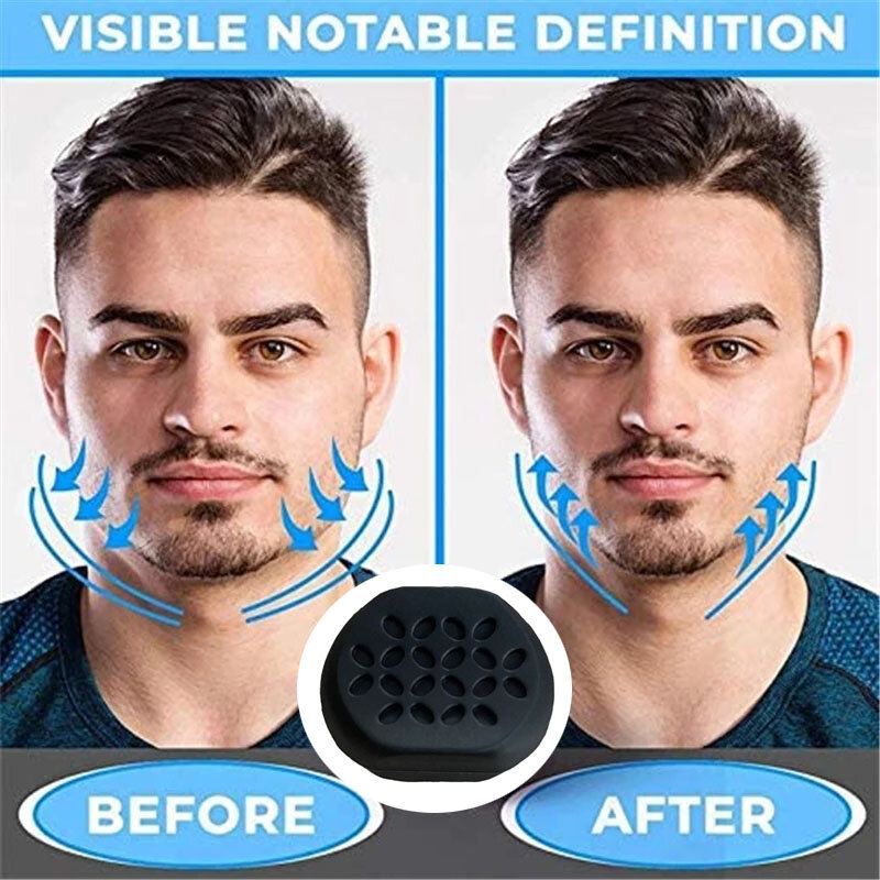 2Pcs/Lot New Jaw Line Exerciser Ball 40/50/60LBS Jaw Line Trainer Face Facial Muscle Trainer JawLine Chew Ball Training