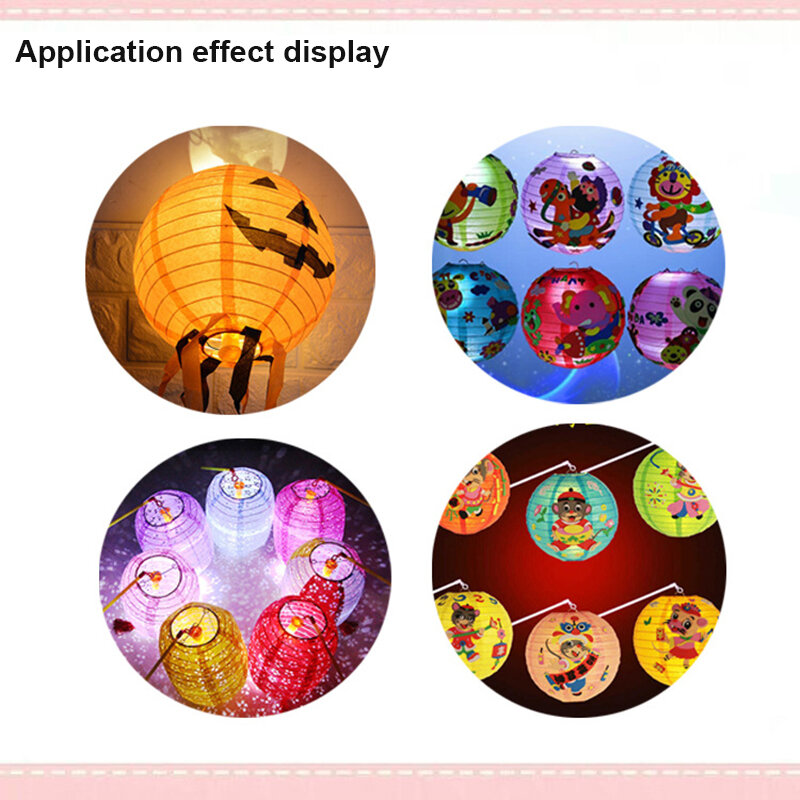 Led Paper Lantern Wicks Electronic Battery Operated Long Service Life Creative Safe Electronic Candles Wedding Party Decor