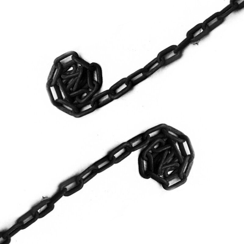 5m Warning Chain Portable Crowd Barrier Guard Chains Protective for Party