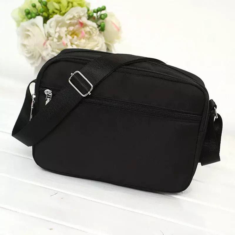 Men's Shoulder Bag Small Simple Nylon Messenger Bag Casual Small Bag The Aged Unisex Shoulder Bag Money Purses Crossbody bag