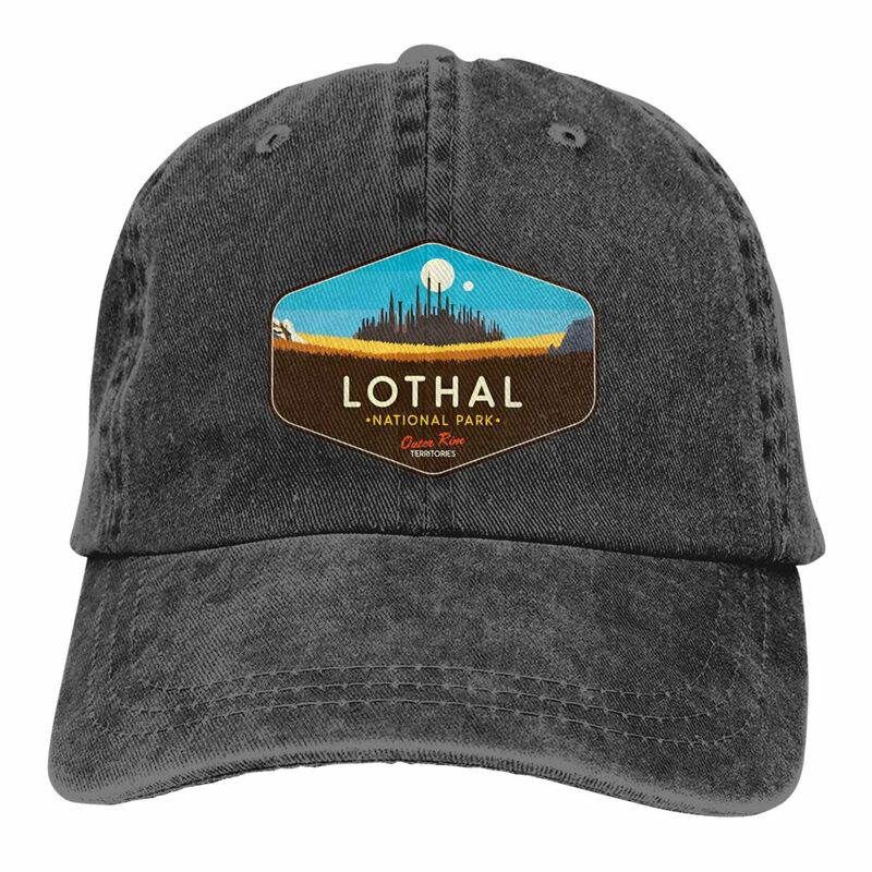 Lothal-gorra de béisbol estilo parque nacional para hombre y mujer, sombrero de béisbol desgastado, lavado, estilo Retro, apto para viajes al aire libre