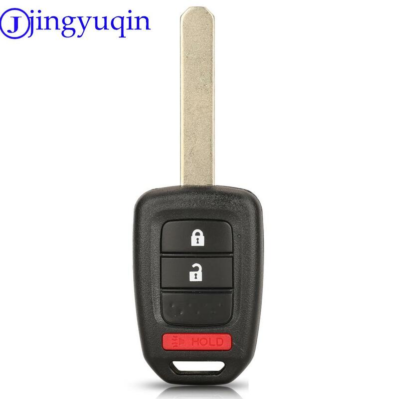 Jingyuqin Car Key PCF7961 Chip pilot zdalnego sterowania dla Honda 2013-2015 CRV 2013-2017 Accord Civic Fit MLBHLIK6-1TA ID47 313.8/433 Mhz