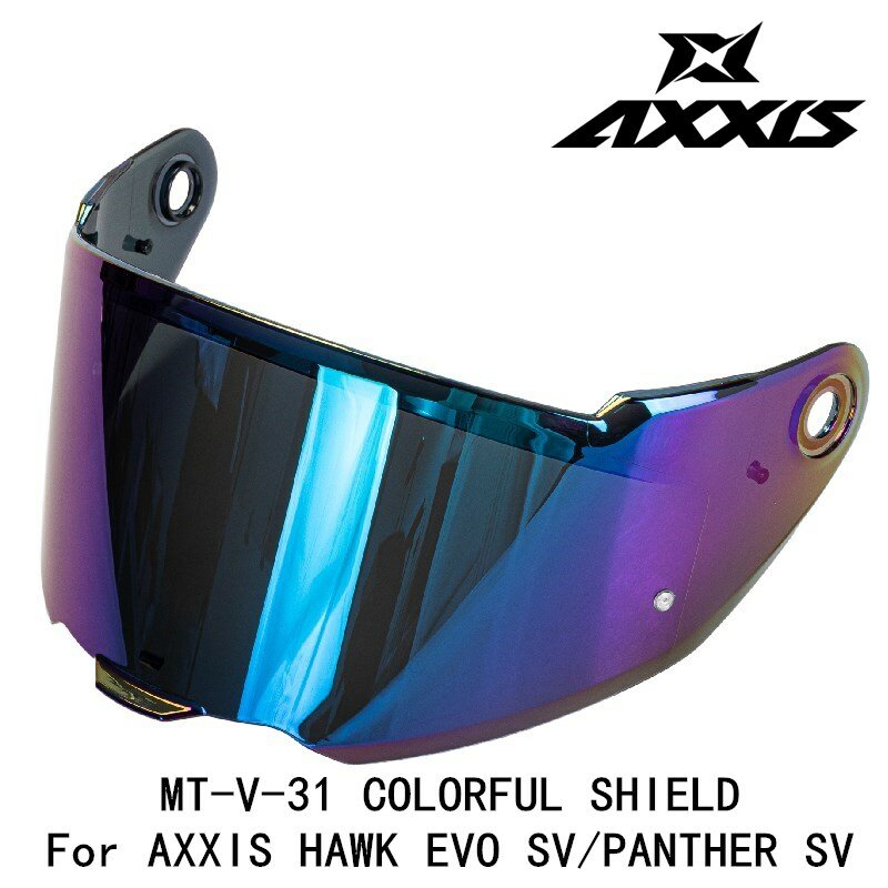 A XXIS HAWK EVO SV helmet shield PANTHER SV helmet shield accessori originali AXXIS MT-V-31 shield parti di ricambio