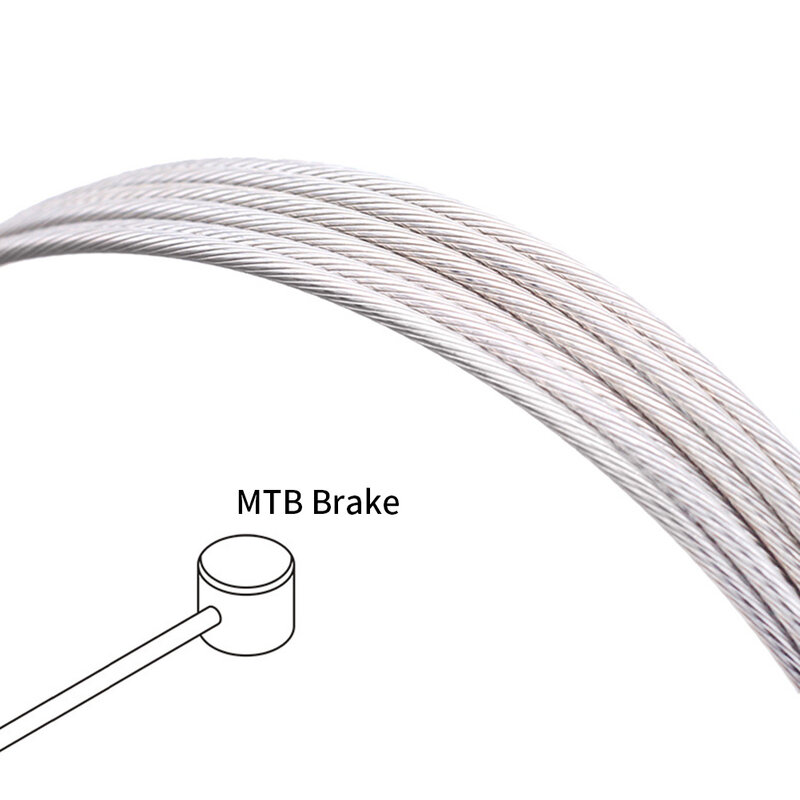 Kabel dalam sepeda MTB, praktis tahan lama untuk perubahan kecepatan depan dan belakang
