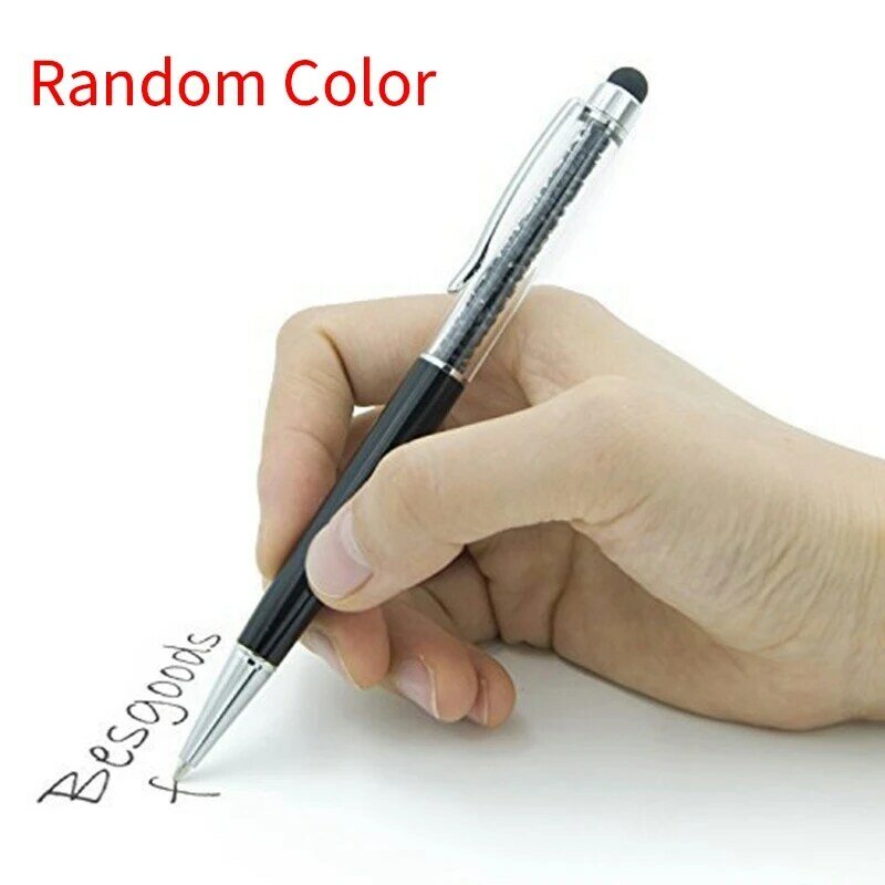 Шариковые ручки 2 в 1 с блестящими стразами, 36 шт. (12 цветов)