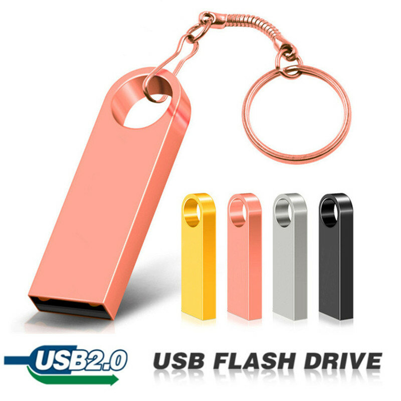 Pen Drive Usb 2.0 Metal High Spee Usb Flash Drive 4GB 8GB 16GB 32GB 64GB 128GB Pendrive Memory Stick U Disk Type-C