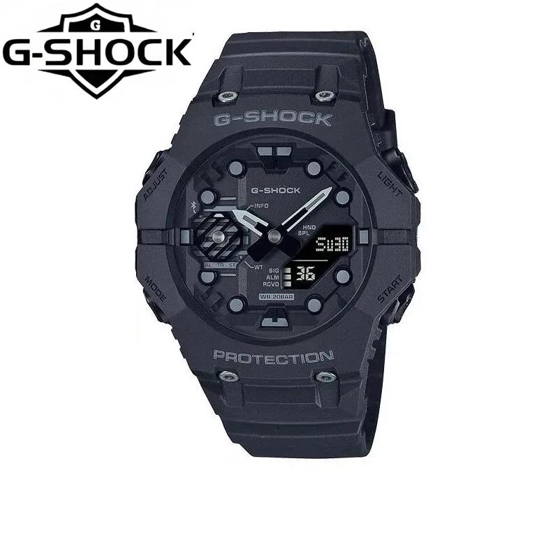 G-SHOCK jam tangan seri GA-B001 pria, arloji Fashion tahan air multifungsi Stopwatch.
