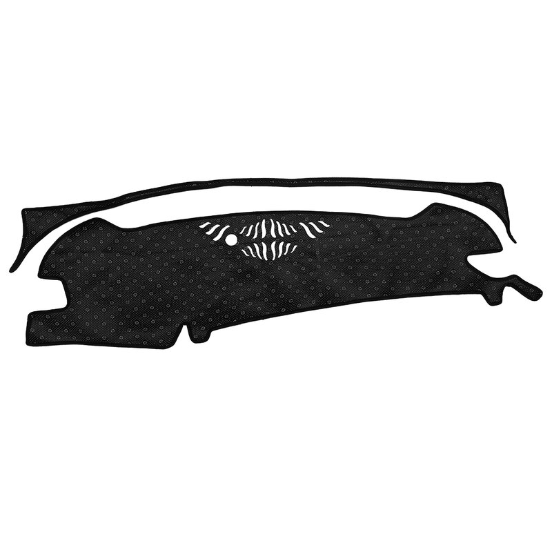 Pelindung bantalan penutup dasbor Interior poliester hitam cocok untuk Kia Sportage NQ5 S SX SX + GT-Line Wagon SEP/2021-2023 LHD