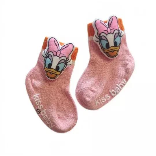 Милые носки для новорожденных, весенние хлопковые Разноцветные детские носки с героями мультфильмов