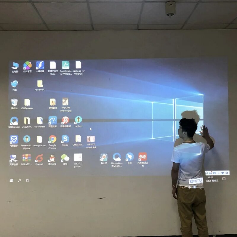 Perangkat lunak kalibrasi otomatis papan pintar Digital portabel, papan pendidikan untuk konferensi, alat mengajar sekolah