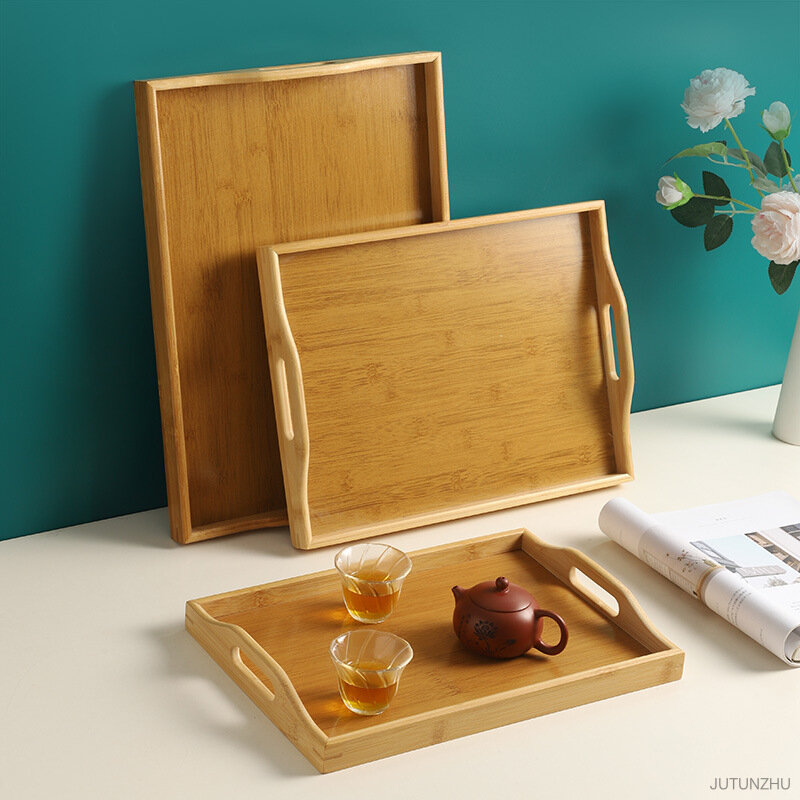 Przenośne naturalny bambus łóżeczko biurko na laptopa śniadaniowe do czytania biurko do gier składany stół przydatne proste narzędzie kuchenne 50x30x25cm