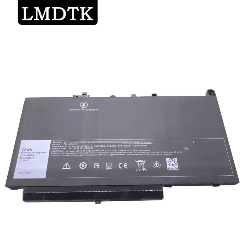Lmdtk แบตเตอรี่แล็ปท็อป PDNM2ใหม่สำหรับ Dell Latitude E7470 E7270 579TY 0F1KTM 37WH 11.1V
