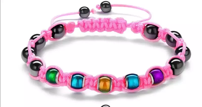 THW3 braccialetto elastico fatto a mano con perline colorate per gioielli da donna