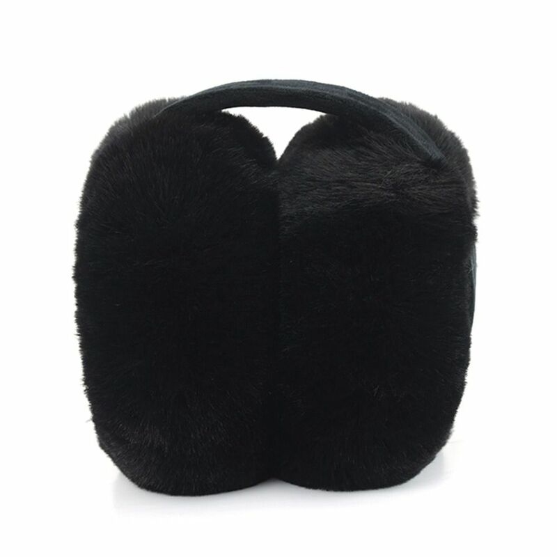 Winter Warm Soft Plush Earmuffs Portable Cold Protection Women Men Folding Ear Warmer Foldable Earflaps Gifts