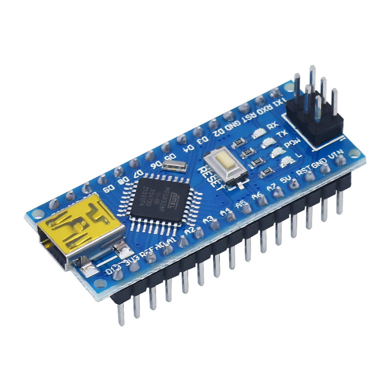1PCS โปรโมชั่นสำหรับ Arduino Nano 3.0 Atmega328คอนโทรลเลอร์ Board WAVGAT โมดูลบอร์ดพัฒนาบอร์ดไม่มี USB V3.0