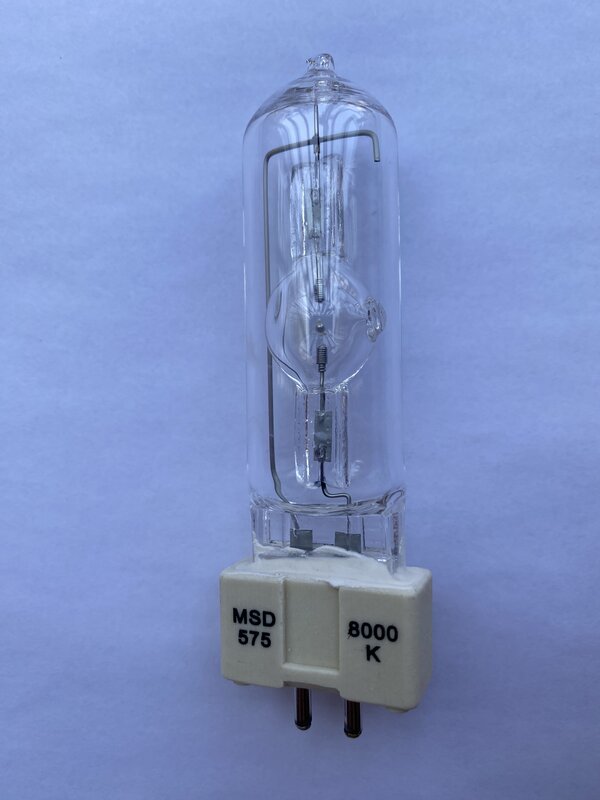 2024 металлическая галогенная лампа MSR 575/2 MSD575, сценическая лампа GX9.5 575 Вт