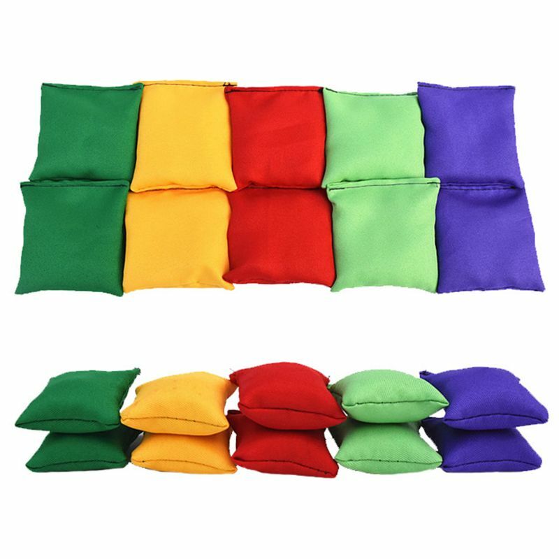 2Pcs Carnival Toss Bean Bags Throw Game Interactive Party Activity Early Learning Toy for Toddler Family Game Sports