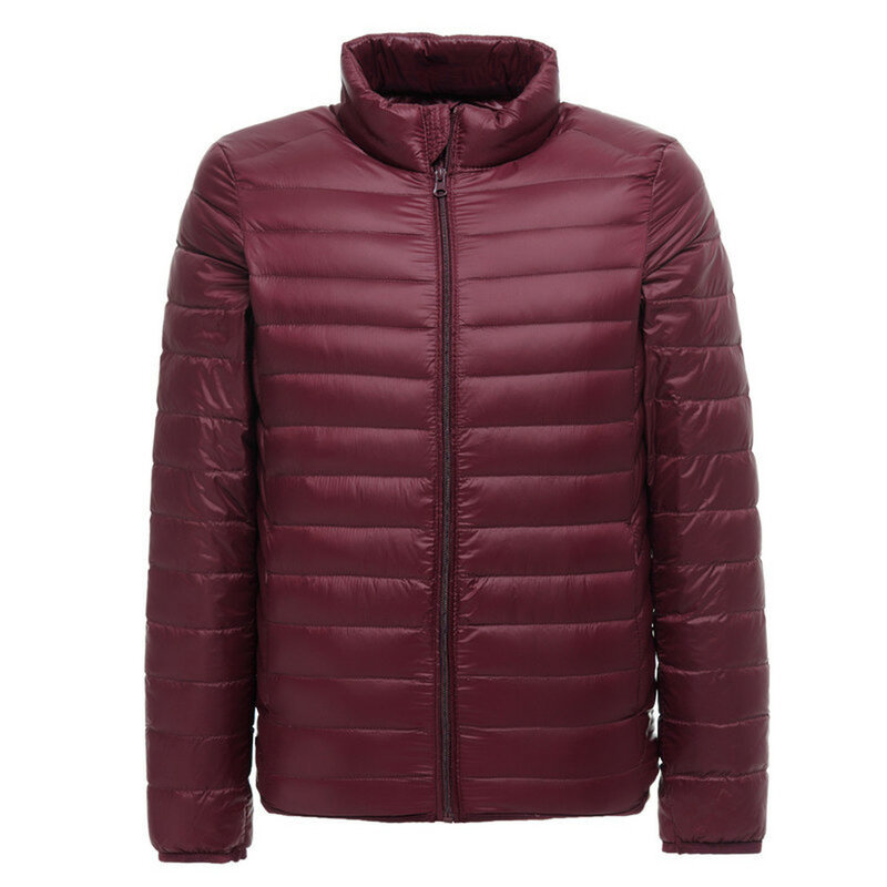 メンズホワイトダックダウンの超軽量ジャケット,暖かい秋と冬のコート,ファッショナブルなアウターウェア,2021