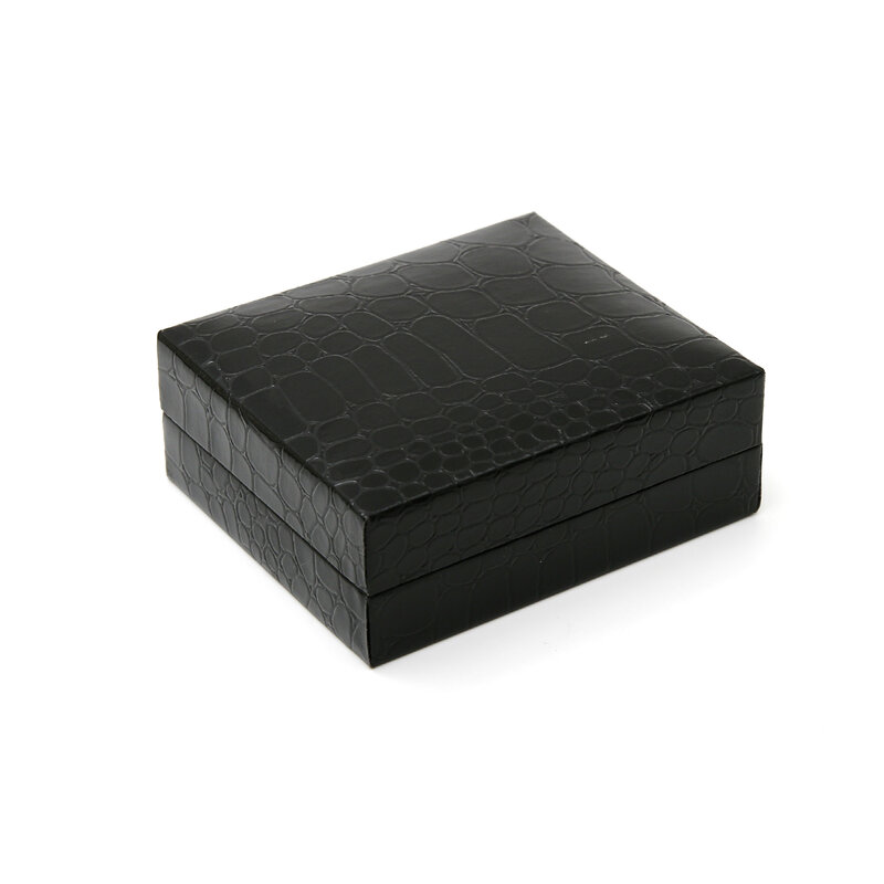 صندوق ورقي من جلد الثعبان لروابط الكفة ، إكسسوارات هدايا أزرار أكمام ، XKH02 ، الموضة