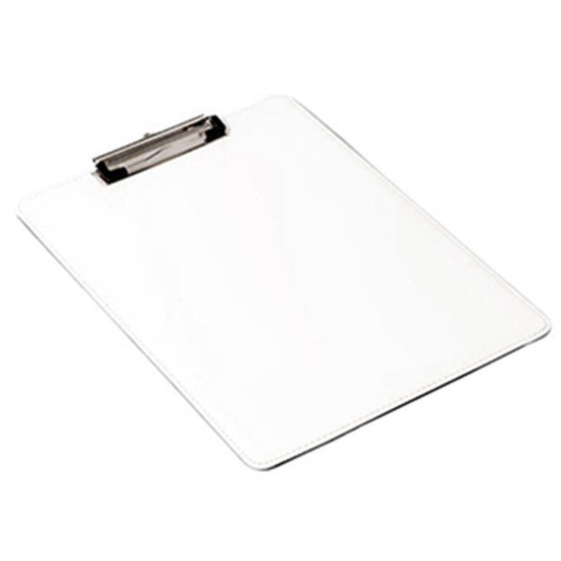 Sublimação em branco documento pastas, couro PU, A4, folhas tamanho carta, 4pcs