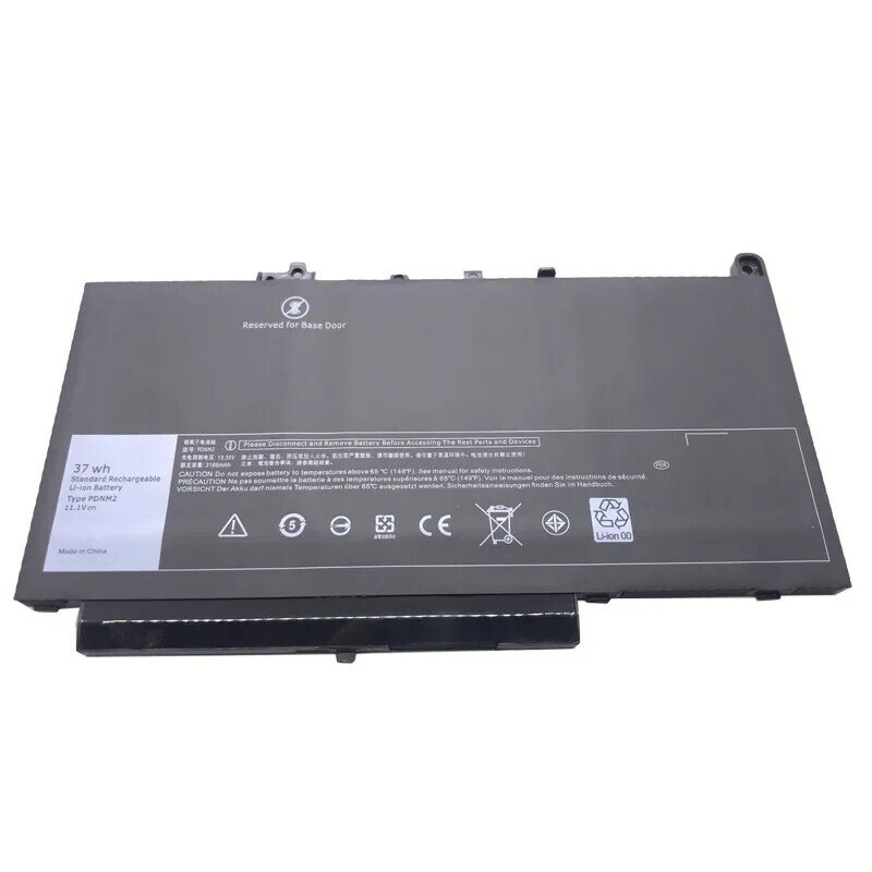 LMDTK nuova batteria per Laptop PDNM2 per Dell Latitude E7470 E7270 579TY 0 f1ktm 11.1V 37WH