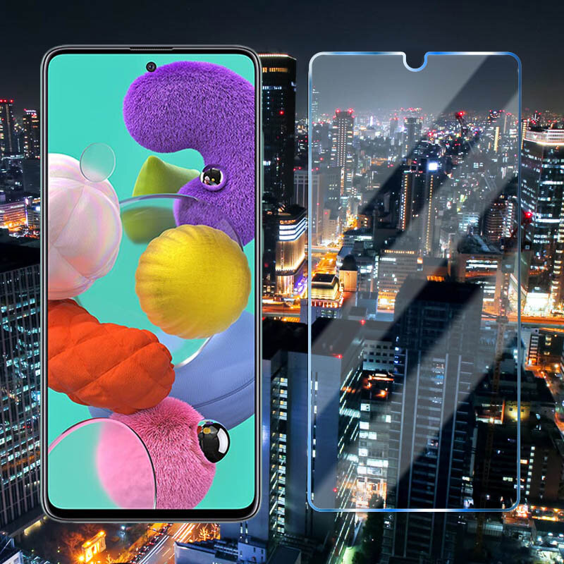 Protector de pantalla de vidrio templado para Samsung Galaxy A52S, A73, A53, A23, 5G, A13, A14, A12, A32, A51, A50, A30, S22, S23, S24, 3 unidades
