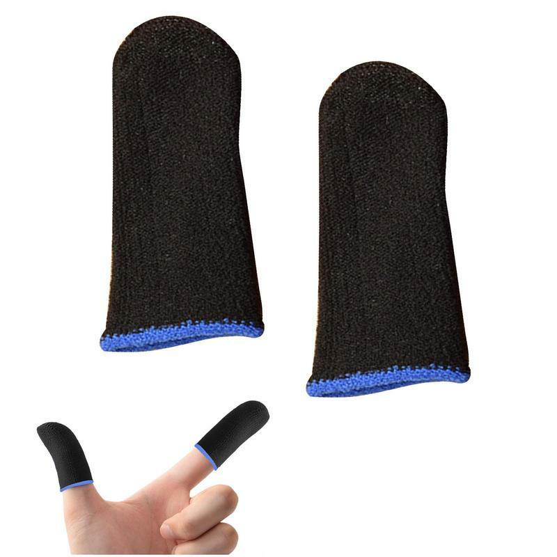Gaming Finger Sleeve Breathable Fingertips For Games Anti-Sweat Touch Screen Finger Cots Cover Sensitive Mobile Touch Glove