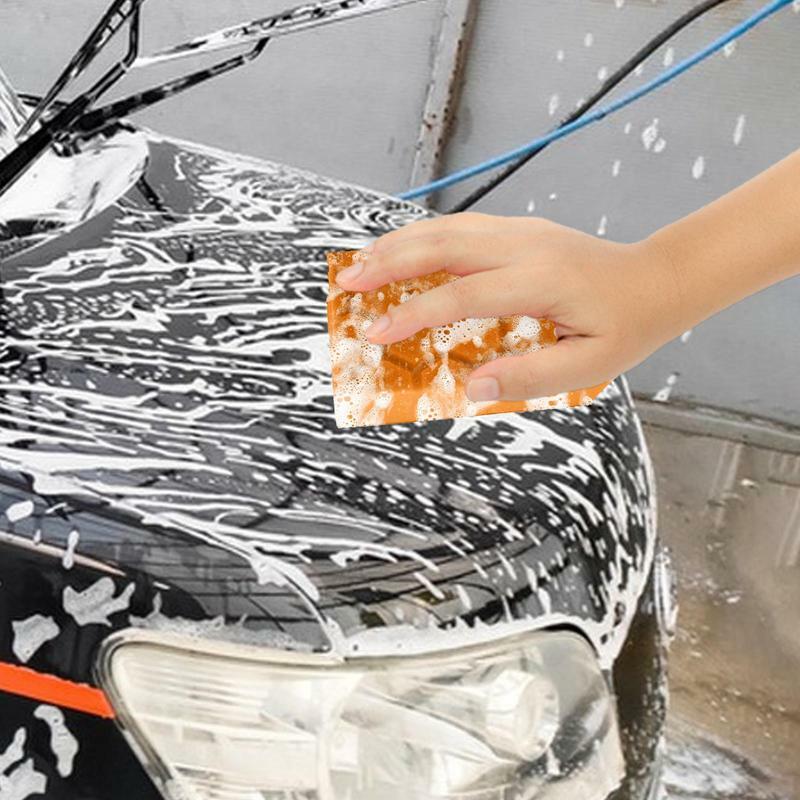 Gąbka do mycia samochodu blokada samochodowa środki czystości motocyklowa szczotka gąbka do mycia odkurzanie czyszczenie samochodu polerowanie woskowe akcesoria