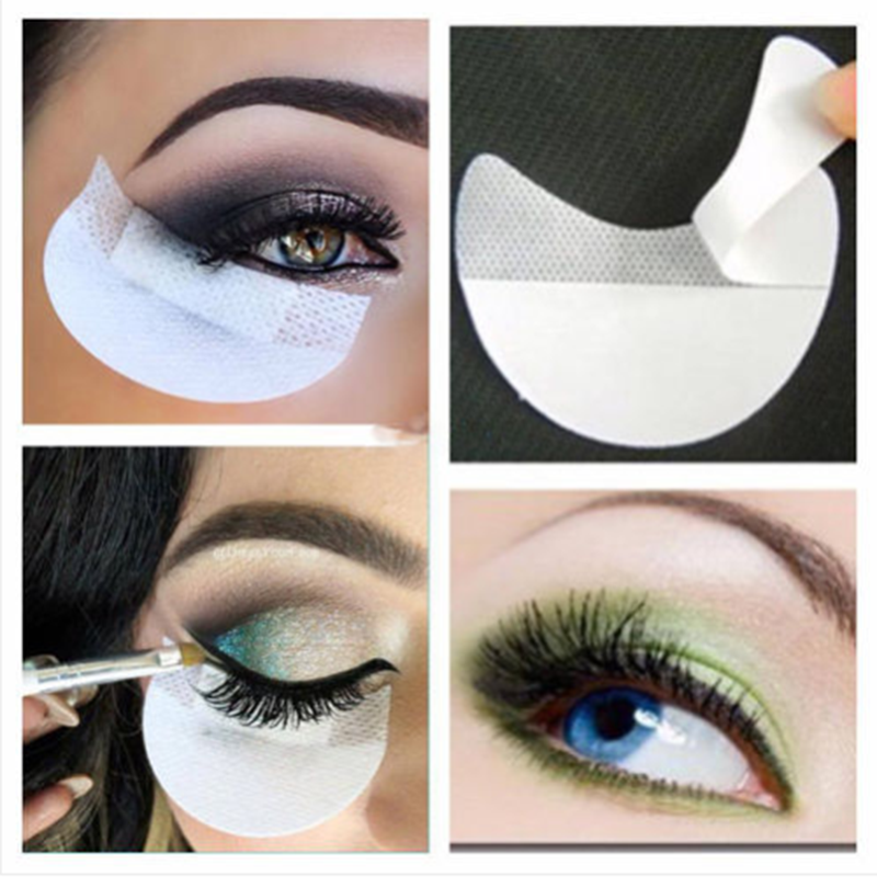 1 ~ 10 buah perisai Eyeshadow sekali pakai, di bawah mata, potongan ekstensi bulu mata, Multifungsi, aplikasi riasan mata Kecantikan