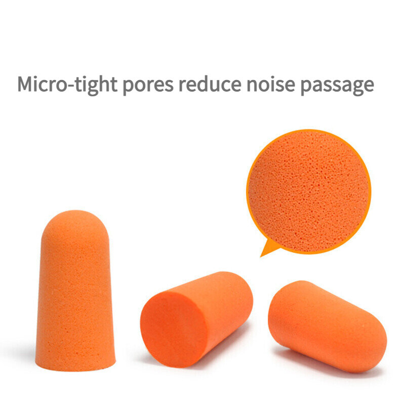 10 Sets Ear Plugs for Sleep Earplugs Noise Reduction Ear Plug Foam Sleep Anti Noise Reduction Music Canceling Soundproof Earplug