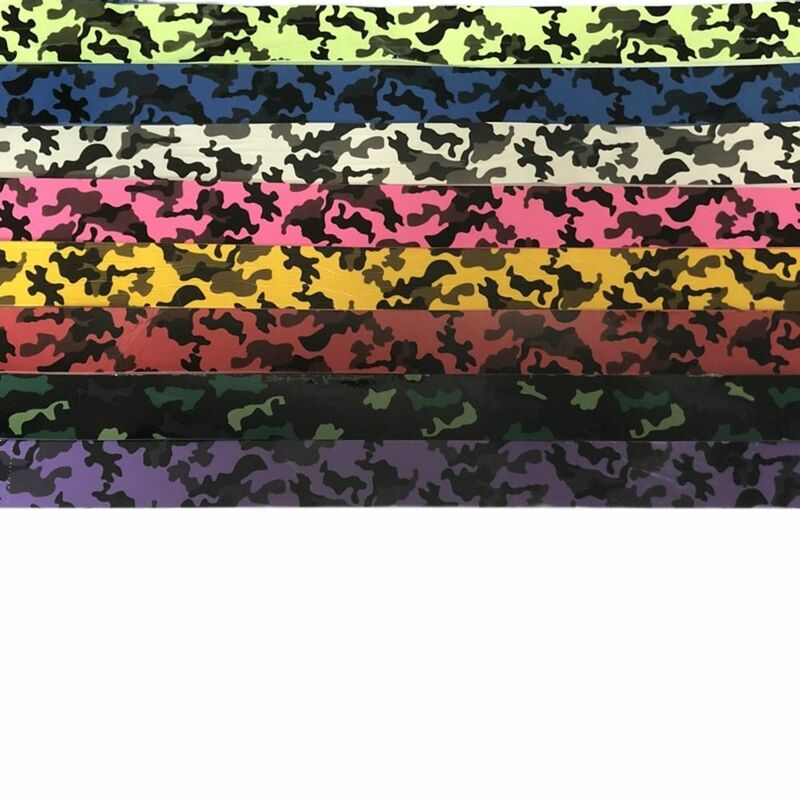 Cinta de agarre para raqueta de bádminton, absorción de impacto Multicolor con banda antideslizante, banda de camuflaje antideslizante, 110x2,5 cm