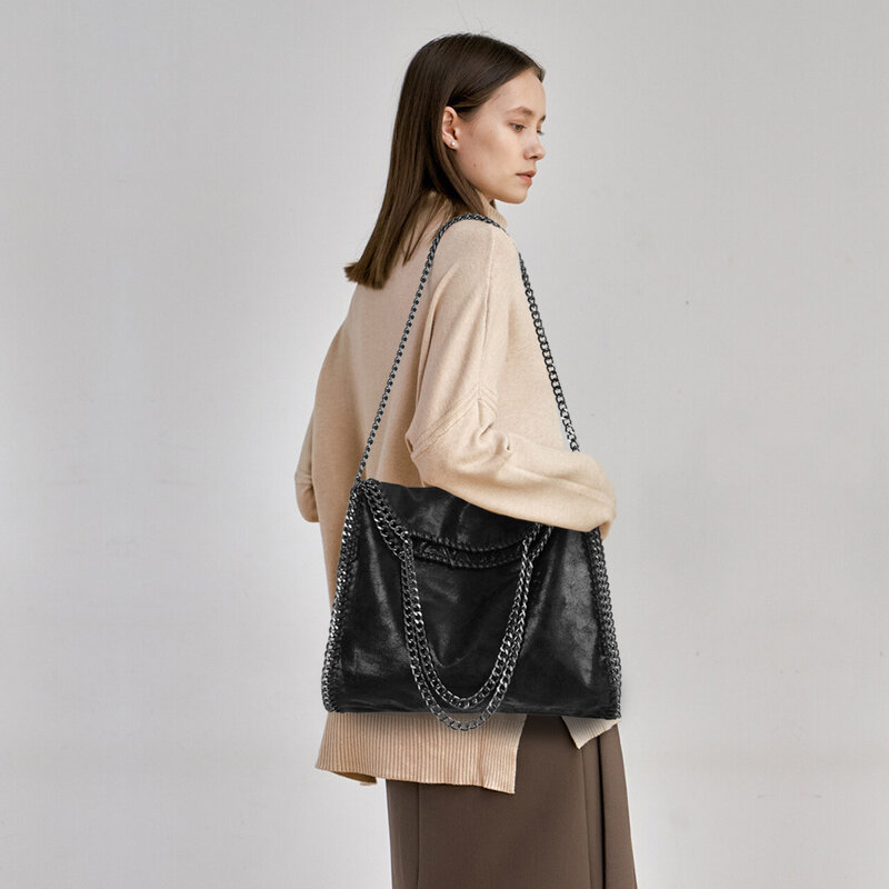 2022กระเป๋า Za กระเป๋าใหม่สะพายไหล่โซ่กระเป๋าผู้หญิงกระเป๋าถือหรูคุณภาพสูง Crossbody ออกแบบกระเป๋าโท้ทสำหรับผู้หญิง