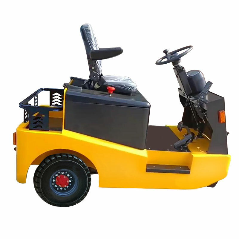 Battery Seated Tow Tractor 2000kgs 2500kgs 3000kgs 2tons 2.5tons 3tons Seat Type Electric Platform Truck