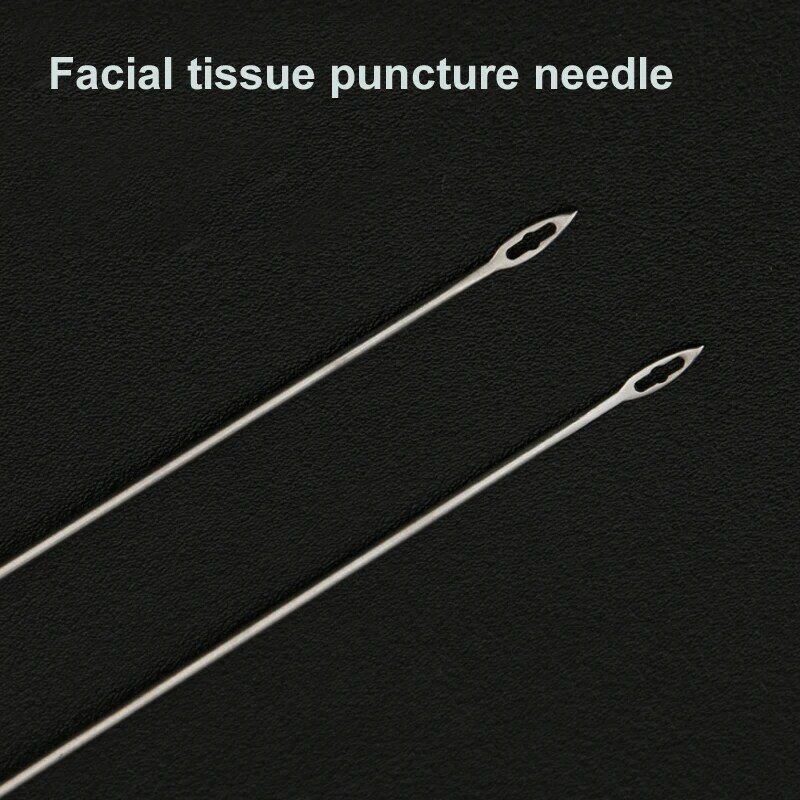 Cosmetic plastic face tissue puncture guide needle facial line carving instrument tool stainless steel facial peel guide breaker