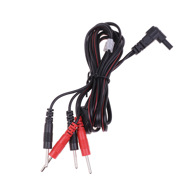 1.2M 2.35mm Plug 2.0mm Pin Replacement Jack DC Head Electrode TENS Unit Lead Wires Connector Cables Digital Therapy Machine