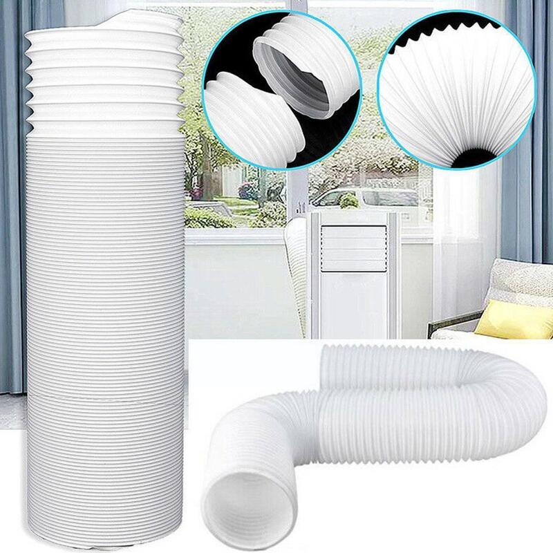 Tubo de PVC flexível para ar condicionado, acessórios de escape, ventilação livre, tubo de saída, duto, extensão H, C8P7, 13 cm, 15cm de diâmetro