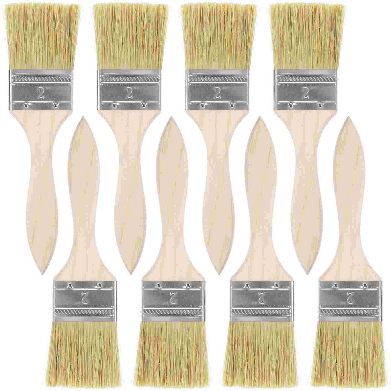 Paint Brushes Durable Wooden Handle Bristle Premium Painting Tool Brush for Furniture Home Wall Pastel