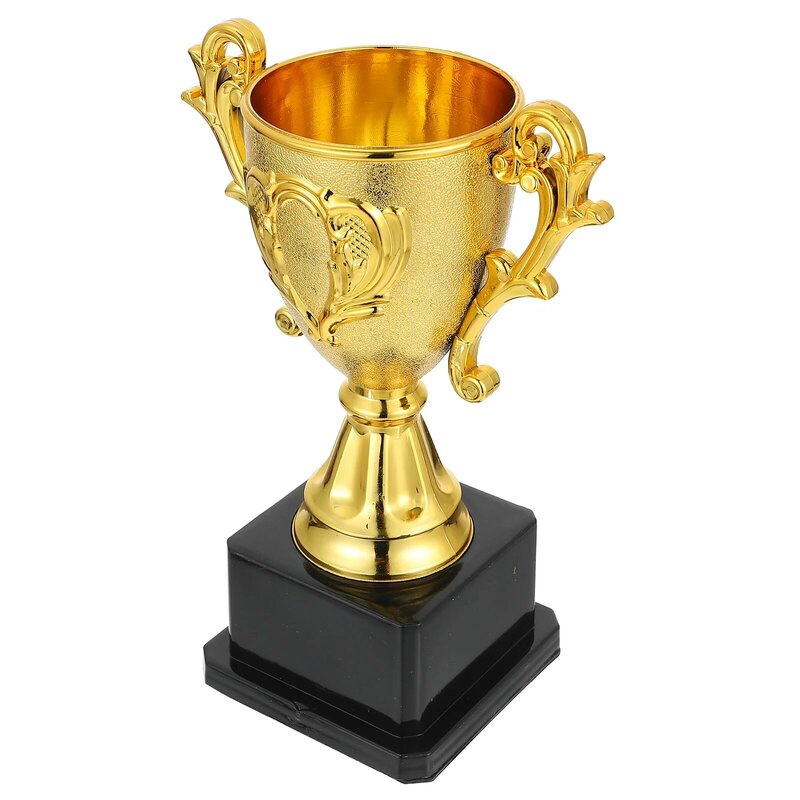 Золотая награда-трофей для детей, награда-победитель, соревнование фанатов, награда, подарки-победители