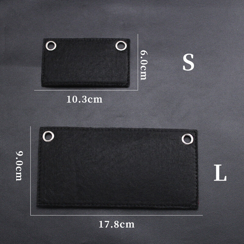 Tinberon dompet kain renda rantai, aksesori tas bagian dalam dompet tali rantai untuk tali rantai