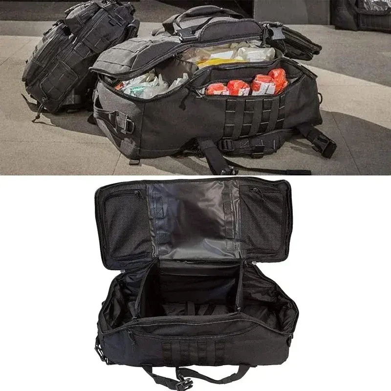 40L 60L 80L Viagem Duffel Bag Mochila Tática Militar com Correia Ajustável Weekender Bag para Homens Mulheres À Prova D' Água Gym Bags