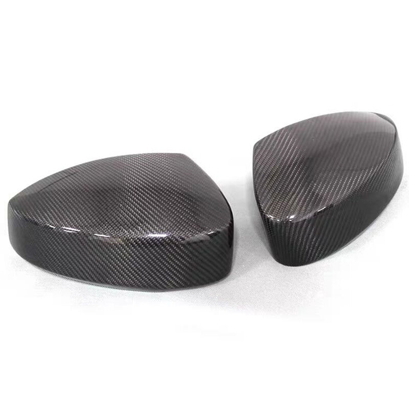For Nissan 350Z Z33 03-08 Carbon Fiber Adhesive Rear View Mirror Housing Replacement Mirror Cover Car Accessories